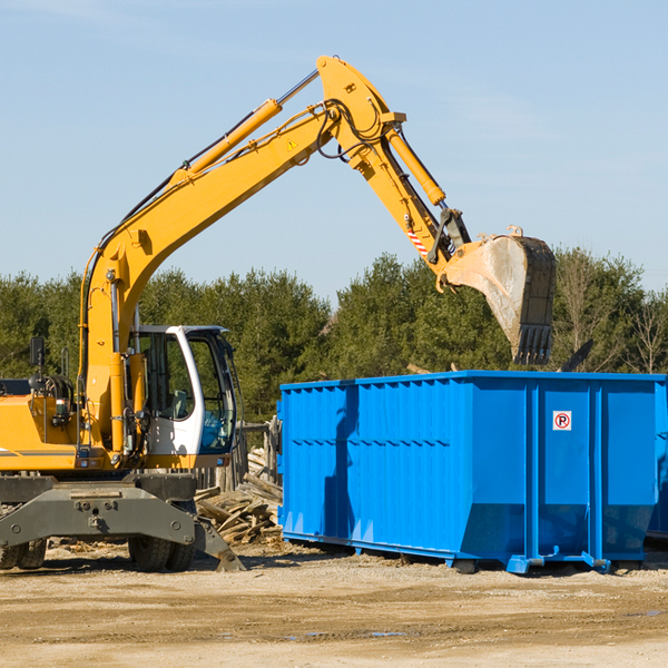 can i request a rental extension for a residential dumpster in Milltown SD